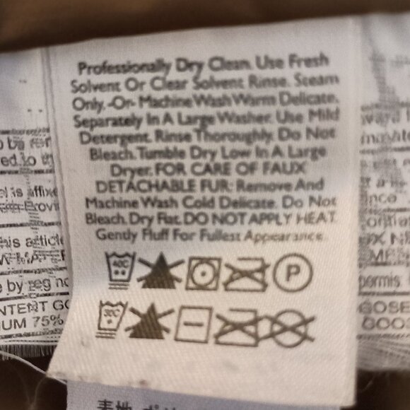 Eddie Bauer Premium Goose Down Coat Black 4 Pocket Women’s XS - Picture 9 of 15